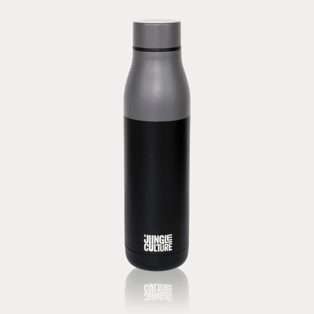 Reusable Stainless Steel Water Bottle (Matt Effect Black)